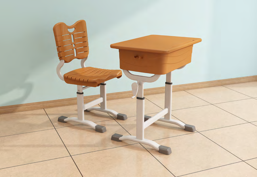Jupiter hand cranked lifting desk and chair YJ-KZ010